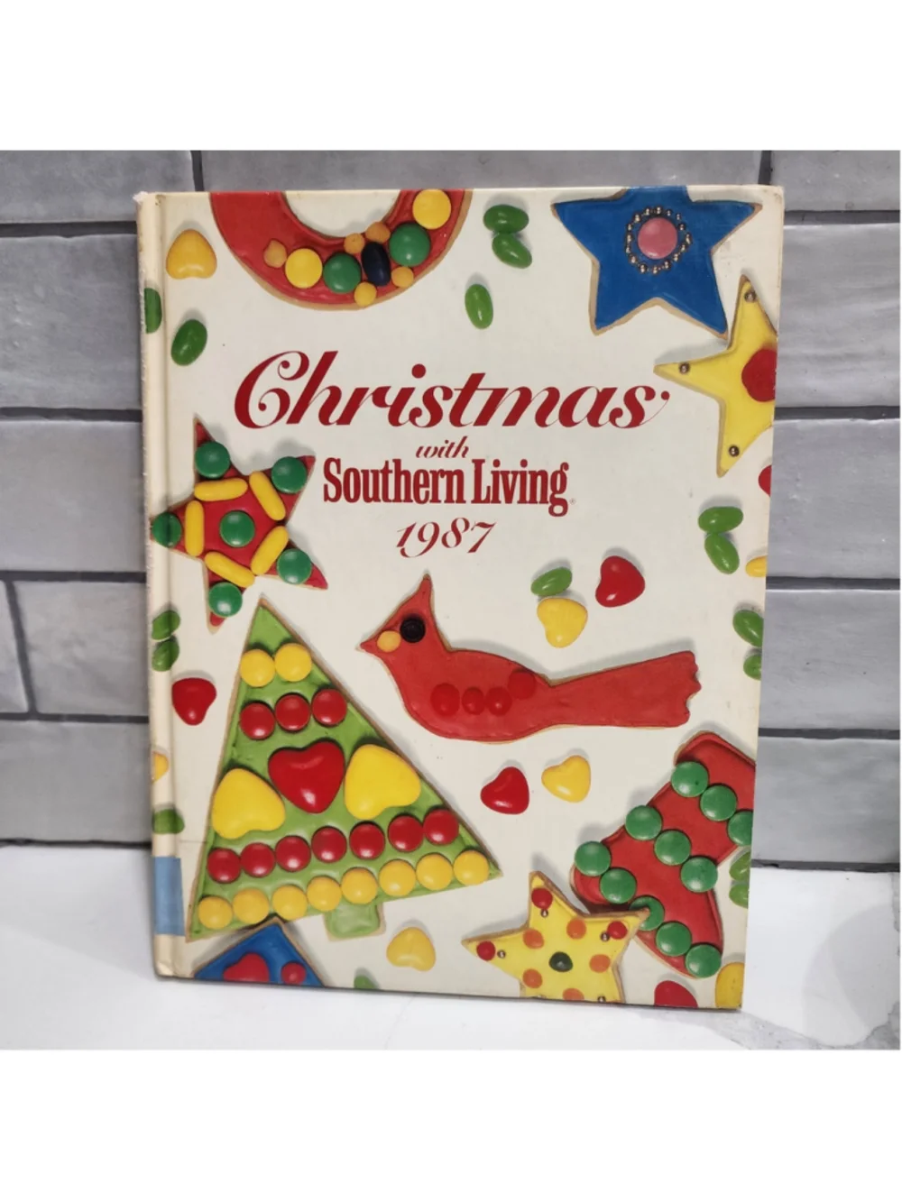 Christmas with Southern Living 1987 Hardcover Cookbook Craft Decorating Recipes